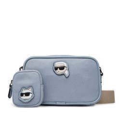 Torebka KARL LAGERFELD. Niebieskie listonoszki KARL LAGERFELD, bez wzorów, bez dodatków. Za 499.99 zł.