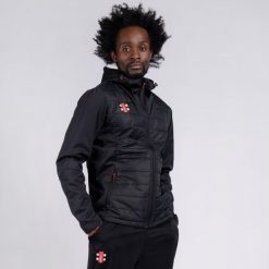 Kurtka z pełnym zamkiem błyskawicznym Gray-Nicolls Pro Performance. Czarne kurtki GRAY-NICOLLS, xs, bez wzorów, z materiału, bez kaptura. Za 458.70 zł.