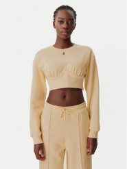 Patrizia Pepe Bluza 8M1694/J219-B814 Beżowy Regular Fit. Brązowe bluzy Patrizia Pepe, m, bez wzorów, z syntetyku, bez kaptura. Za 649.99 zł.