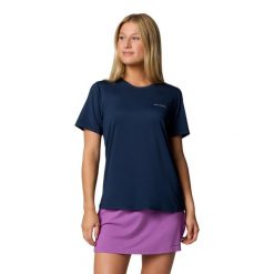 Columbia Koszulka Wild Springs 2119271464. Niebieskie t-shirty sportowe Columbia, s, bez wzorów, bez ramiączek. Za 134.99 zł.