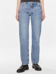 Samsøe Samsøe Jeansy Susan F23400103 Niebieski Straight Fit. Niebieskie jeansy Samsøe & Samsøe, bez wzorów, z bawełny. Za 469.99 zł.