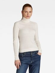 G-Star Wełniany sweter "Core" w kolorze kremowym rozmiar: XL. Brązowe swetry G-Star, xl, bez wzorów, z wełny, retro, bez ramiączek. Za 202.50 zł.