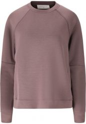 Damska bluza z okrągłym dekoltem Athlecia Jacey. Czerwone bluzy Endurance, bez wzorów, z materiału, klasyczne, bez ramiączek, bez kaptura. Za 229.50 zł.