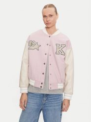 Karl Kani Kurtka bomber Retro 61750002 Różowy Regular Fit. Czerwone kurtki Karl Kani, l, bez wzorów, z syntetyku, retro, bez kaptura. Za 439.99 zł.