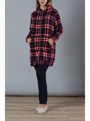 Maryplaid Kardigan w kolorze granatowo-czerwonym rozmiar: L. Czerwone swetry maryplaid, l, bez wzorów, bez ramiączek. Za 152.99 zł.