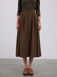 BGN Spódnica w kolorze brązowym rozmiar: 38. Brązowe spódnice BGN, na imprezę, bez wzorów, maxi. Za 153.71 zł.