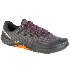 Buty do biegania Merrell Trail Glove 7 J068318 szare. Szare buty do biegania bez wzorów, z gumy, bez zapięcia, do biegania. Za 708.57 zł.