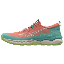 Damskie buty do biegania Mizuno Wave Daichi 9 Wos. Białe buty do biegania Mizuno, bez wzorów, bez zapięcia, do biegania, mizuno wave. Za 389.99 zł.