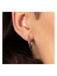 OR ÉCLAT Złote kolczyki-kreole "Sublime créoles" rozmiar: onesize. Szare kolczyki Or Éclat, złote. Za 354.94 zł.