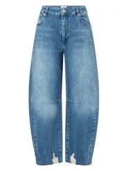 MAC Dżinsy "Dakota" - Comfort fit - w kolorze niebieskim rozmiar: 44. Niebieskie jeansy MAC, z aplikacjami, klasyczne, z podwyższonym stanem. Za 295.99 zł.