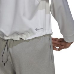 Bluza damska adidas Aeroready. Białe bluzy adidas, m, bez wzorów, bez kaptura, na fitness i siłownię. Za 243.80 zł.