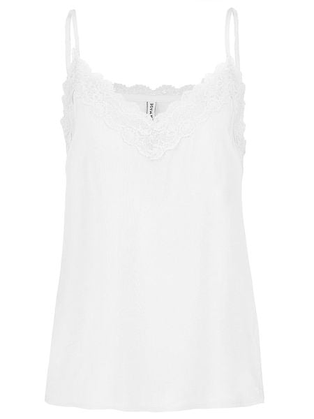 Fresh Made Top w kolorze białym rozmiar: XS. Białe topy Fresh Made, s, bez wzorów, z koronki, klasyczne, bez kołnierzyka, bez ramiączek. Za 28.38 zł.