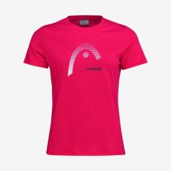 T-shirt damski Club Lara. Czerwone t-shirty Head, xl, bez wzorów, z bawełny, sportowe, bez kołnierzyka, bez ramiączek. W wyprzedaży za 101.50 zł.