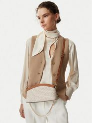 MICHAEL Michael Kors Torebka 30S6G13C5B Kremowy. Białe torebki klasyczne MICHAEL Michael Kors, bez wzorów, ze skóry, bez dodatków. Za 879.99 zł.