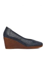 Lasocki Półbuty CEO-WI23-2188-10 Granatowy. Niebieskie półbuty wsuwane Lasocki, bez wzorów, ze skóry, bez obcasa, na koturnie. Za 199.99 zł.