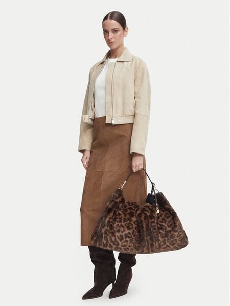 Liu Jo Torebka AF6194 E1164 Brązowy. Brązowe shopper bag Liu Jo, bez wzorów, z materiału, bez dodatków. Za 499.99 zł.