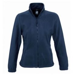 Damska Bluza Polarowa North Fleece Jacket. Niebieskie bluzy bez kaptura SOL'S, na zimę, s, bez wzorów, z polaru, bez kaptura, trekkingowe. Za 110.99 zł.
