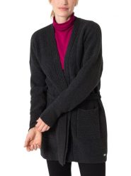 Timezone Kardigan w kolorze antracytowym rozmiar: M. Czarne swetry Timezone, m, bez wzorów, z materiału, bez ramiączek. Za 130.99 zł.