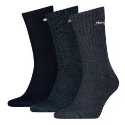 Puma Skarpety Sport Crew 3-Pack 88035503. Niebieskie skarpetki Puma, bez wzorów, z bawełny. Za 47.99 zł.