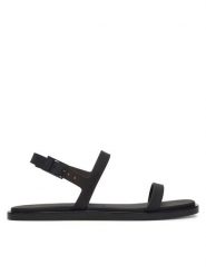 Calvin Klein Sandały Jelly Sandal Sling Mat Tran Tpu HW0HW02969 Czarny. Czarne sandały Calvin Klein, bez wzorów, z syntetyku, bez obcasa, na płaskiej podeszwie, bez zapięcia. Za 289.99 zł.