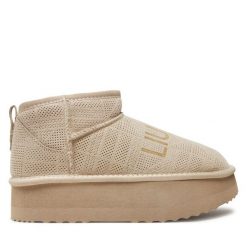 Śniegowce Liu Jo. Brązowe śniegowce Liu Jo, bez wzorów, bez zapięcia. Za 719.99 zł.