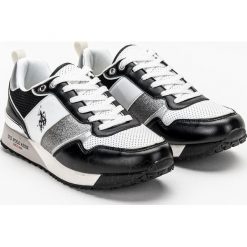 Buty sportowe damskie U.S. Polo Assn. Frida Black (FRIDA4113S1/YM1). Czarne buty treningowe U.S. Polo Assn., na jesień, bez wzorów, bez zapięcia. Za 208.99 zł.