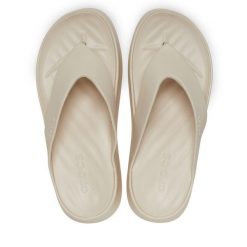 Japonki Crocs. Brązowe japonki Crocs, bez wzorów. Za 199.99 zł.