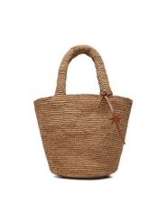 Manebi Torebka Summer Bag Medium V 2.2 AN Brązowy. Brązowe torebki klasyczne Manebi, bez wzorów, z tworzywa sztucznego, bez dodatków. Za 409.99 zł.