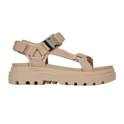 Sandały Palladium Pallacruise Strap beżowe. Brązowe sandały Palladium, bez wzorów, z tkaniny, bez obcasa, bez zapięcia. Za 382.80 zł.