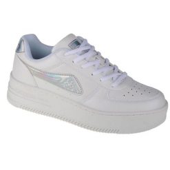 Buty Kappa Bash Pf Gc W 243001GC-1017 białe. Białe buty treningowe Kappa, bez wzorów, ze skóry, bez zapięcia. Za 197.10 zł.