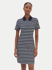 Tommy Hilfiger Sukienka codzienna 1985 WW0WW43228 Granatowy Slim Fit. Niebieskie sukienki Tommy Hilfiger, na co dzień, s, bez wzorów, z bawełny, bez kołnierzyka, bez ramiączek, proste. Za 499.99 zł.