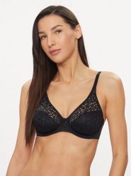 Chantelle Biustonosz z fiszbiną Norah C13F10 Czarny. Czarne biustonosze Chantelle, bez wzorów, z syntetyku. Za 329.99 zł.