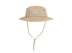Kapelusz z odpinaną osłoną karku beżowy. Brązowe kapelusze HELIKON-TEX, bez wzorów, z bawełny, militarne. Za 63.99 zł.