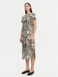 Weekend Max Mara Sukienka codzienna Vela 2515221022 Czarny Regular Fit. Czarne sukienki Weekend Max Mara, na co dzień, bez wzorów, z jedwabiu, bez kołnierzyka, bez ramiączek, proste. Za 2,269.00 zł.