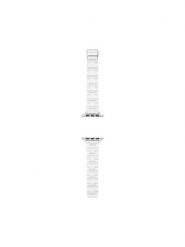 Fossil Wymienny pasek do zegarka Apple Watch S380005 Srebrny. Szare paski Fossil, srebrne. Za 359.99 zł.