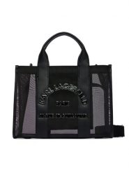 KARL LAGERFELD Torebka B2W50006 Czarny. Czarne torebki klasyczne KARL LAGERFELD, bez wzorów, z materiału, bez dodatków. Za 649.99 zł.