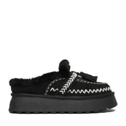 Śniegowce Badura. Czarne śniegowce Badura, bez wzorów, bez zapięcia. Za 179.99 zł.