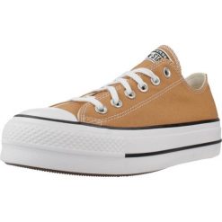 Tenisówki Converse Model Chuck Taylor All Star Lift Ox Kolor Brązowy. Brązowe trampki Converse, bez wzorów, z tkaniny, retro, bez zapięcia. Za 379.35 zł.
