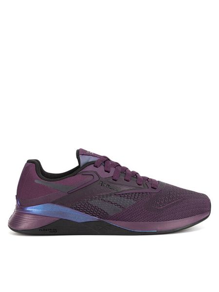 Reebok Buty na siłownię Nano X4 100201142 Fioletowy. Fioletowe buty treningowe Reebok, bez wzorów, z materiału, bez zapięcia, na fitness i siłownię. Za 519.00 zł.