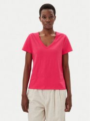 Gap T-Shirt 723631-05 Różowy Regular Fit. Czerwone t-shirty GAP, s, bez wzorów, z bawełny, bez kołnierzyka, bez ramiączek. Za 89.99 zł.