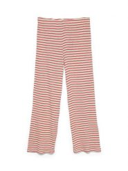 Vero Moda Spodnie w kolorze beżowo-czerwonym rozmiar: S. Brązowe spodnie materiałowe Vero Moda, bez wzorów, z materiału, z podwyższonym stanem. Za 84.21 zł.