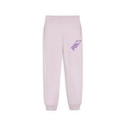 Spodnie Puma Power Tr. Fioletowe spodnie dresowe Puma, bez wzorów, z dresówki. Za 140.99 zł.