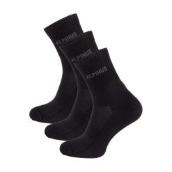 Skarpety trekkingowe dla dorosłych Alpinus Alpamayo 3-pack czarne. Czarne skarpetki Alpinus, bez wzorów. Za 55.00 zł.