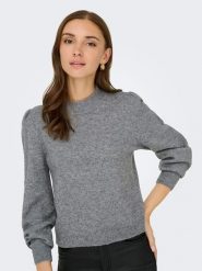 JDY Sweter w kolorze szarym rozmiar: L. Szare swetry JDY, l, bez wzorów, bez ramiączek. Za 96.83 zł.