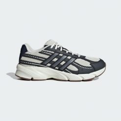 Buty TECHNOCHAOS 2000. Białe buty do biegania adidas, bez wzorów, z gumy, bez zapięcia, do biegania. Za 262.00 zł.