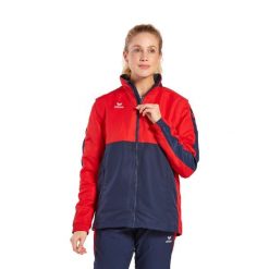 Kurtka Erima Six Wings. Czerwone kurtki przeciwdeszczowe Erima, bez wzorów, z polaru, z kapturem. Za 321.50 zł.