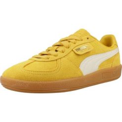 Tenisówki Puma Model Palermo Kolor żółty. Żółte buty sportowe lifestyle Puma, bez wzorów, retro, bez zapięcia. Za 382.75 zł.