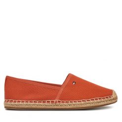 Espadryle Tommy Hilfiger. Czerwone espadryle Tommy Hilfiger, bez wzorów, bez obcasa. Za 199.99 zł.