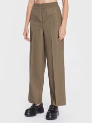 Herskind Spodnie materiałowe Pinky 4567878 Brązowy Loose Fit. Brązowe spodnie materiałowe Herskind, bez wzorów, z materiału. Za 499.99 zł.