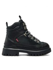 Levi's® Trapery Canyon 235879-841 Czarny. Czarne traperki bez wzorów, ze skóry, bez obcasa, bez zapięcia. Za 479.99 zł.